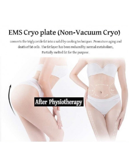 MAQUINA DE CRIOLIPOLISE DE PLACAS + EMS | Virtualvantagem | VRT.001.00070