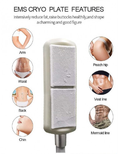 MAQUINA DE CRIOLIPOLISE DE PLACAS + EMS | Virtualvantagem | VRT.001.00070