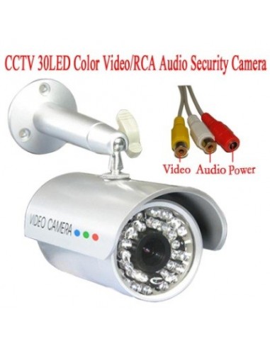CAMERA 30 LEDS AUDIO E VIDEO VISÃO NOCTURNA | Virtualvantagem |