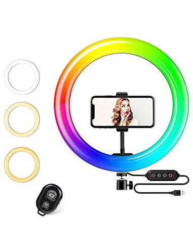 RING LIGHT COM TRIPÉ COMPRAR 32 CM