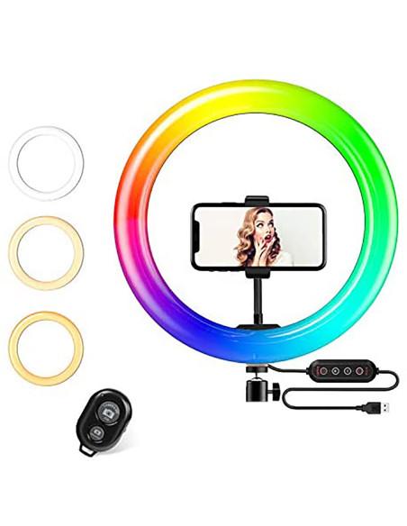 RING LIGHT COM TRIPÉ COMPRAR 32 CM