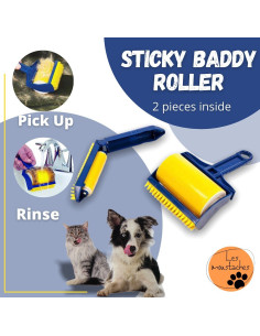ROLO TIRAR PÊLOS DA ROUPA STICKY BUDDY 2