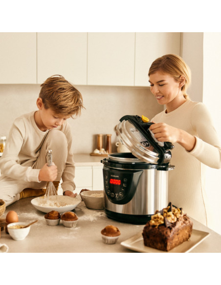 PANELA PRESSÃO ELECTRICA NEWCOOK 6 LITROS PROGRAMAVEL