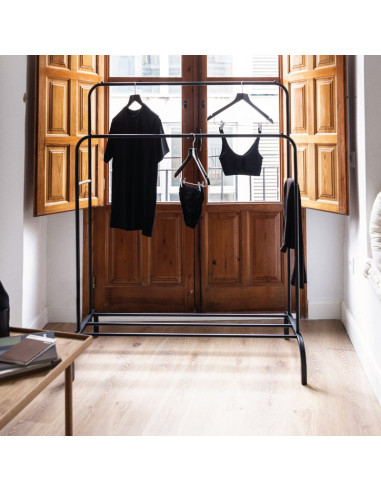 CABIDE PARA ROUPA E SAPATOS ATÉ 30 KG PRETO