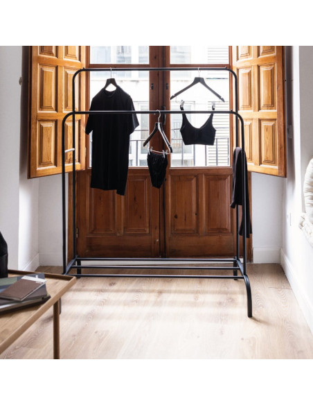 CABIDE PARA ROUPA E SAPATOS ATÉ 30 KG PRETO