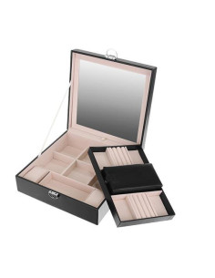 CAIXA GUARDA JOIAS GRANDE COM ESPELHO 2