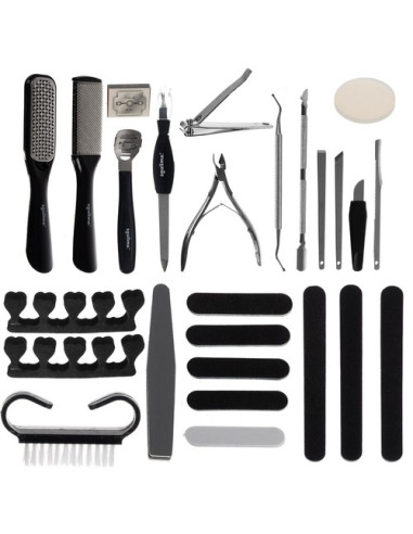 CONJUNTO MANICURE E PEDICURE 31 PEÇAS