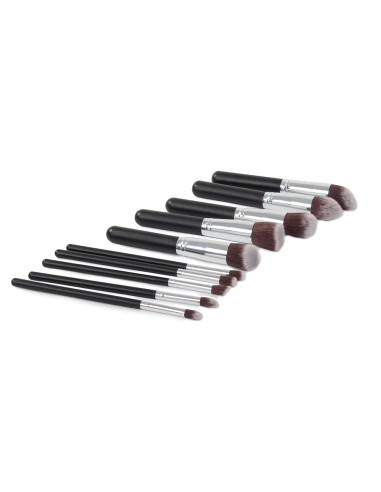 CONJUNTO 10 PINCÉIS MAQUIAGEM PROFISSIONAL