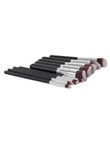 CONJUNTO 10 PINCÉIS MAQUIAGEM PROFISSIONAL