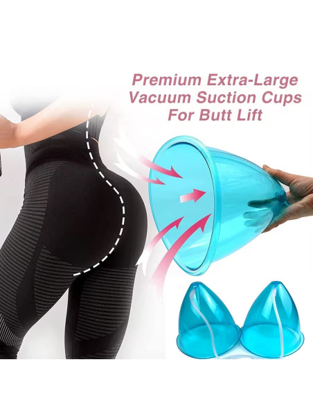 COPOS XL DE 21CM PUMP UP PARA GLÚTEOS