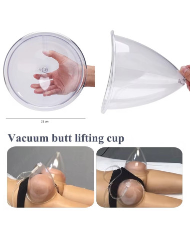 COPOS XL DE 21CM PUMP UP PARA GLÚTEOS