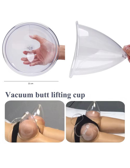 COPOS XL DE 21CM PUMP UP PARA GLÚTEOS