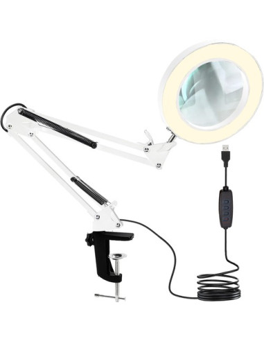 LUPA COM LUZ LED PARA ESTÉTICA