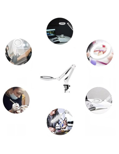 LUPA COM LUZ LED PARA ESTÉTICA