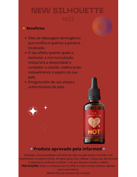 HOT OLÉO MASSAGEM NEW SILHOUETTE 30ML