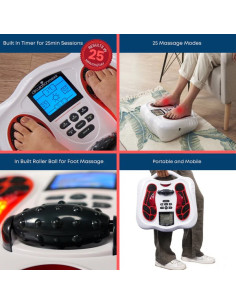 MASSAGEADOR DE PÉS INFRAVERMELHO REFLEXOTERAPIA 2