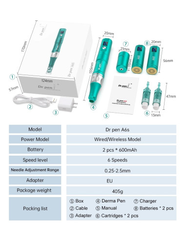 DR PEN ULTIMA A6S DERMAPEN MICRONEEDLING ORIGINAL