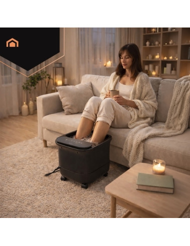HEAD SPA PARA PÉS HIDROMASSAGEM AQUECIDA