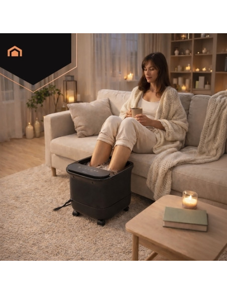 HEAD SPA PARA PÉS HIDROMASSAGEM AQUECIDA