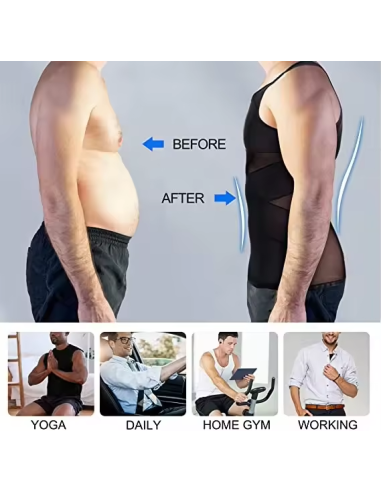 CAMISOLA MODELADORA PARA HOMEM