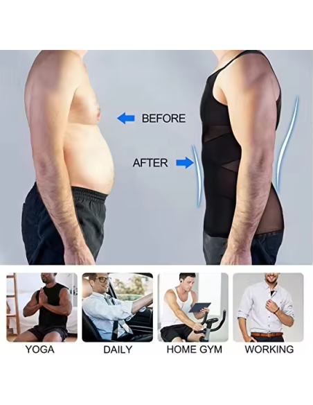 CAMISOLA MODELADORA PARA HOMEM