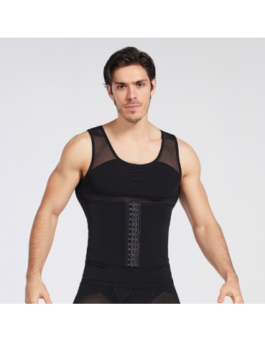 CAMISOLA REDUTORA DE BARRIGA PARA HOMEM COM CINTA