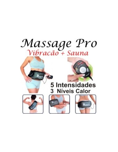 MASSAGE PRO – VIBRAÇÃO + SAUNA - PLUG AUTO | Virtualvantagem |