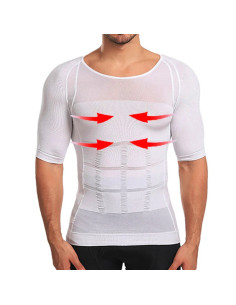 CAMISOLA MODELADORA MASCULINA DE COMPRESSÃO
