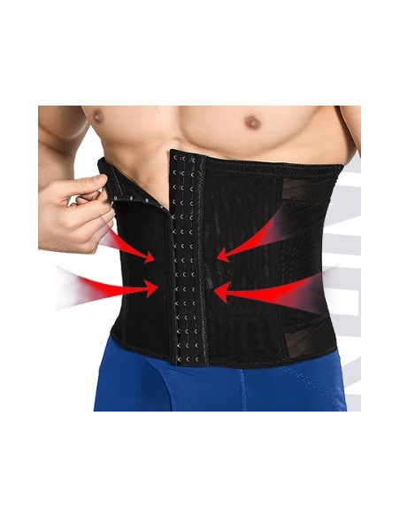 CINTA REDUTORA DE BARRIGA  MASCULINA COM 7 BARBATANAS